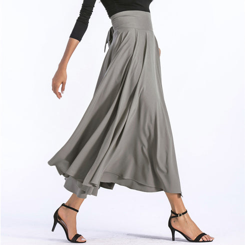 Long skirt A-line skirt - ROUTINE FASHION
